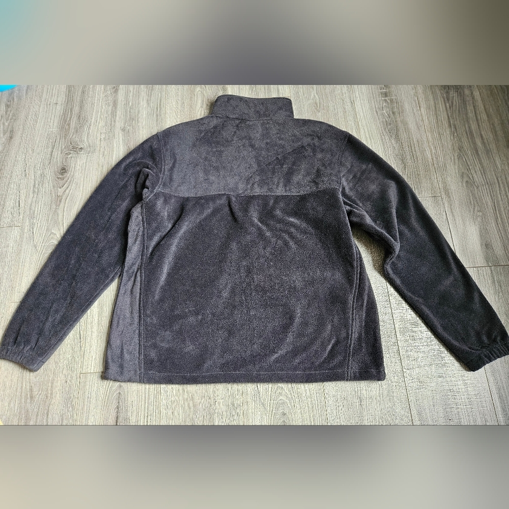 Columbia Mens Black Zip Up Fleece Jacket XL NEW - Picture 10 of 10